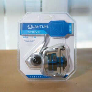 NEW - Quantum SV3000 Strive Spinning Reel SeaLOQ 6, fishing, reg $140